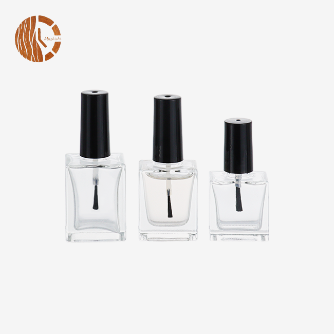 Clear Glass Nail Polish Bottles